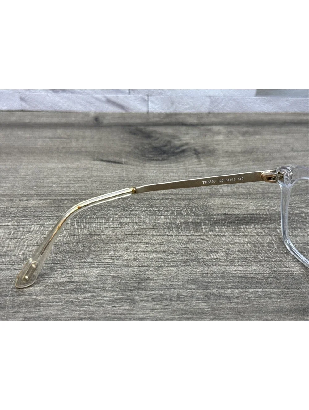 Tom Ford FT5353 026 Eyeglasses Frame Women's Crystal Full Rim Cat Eye 54[]15-140